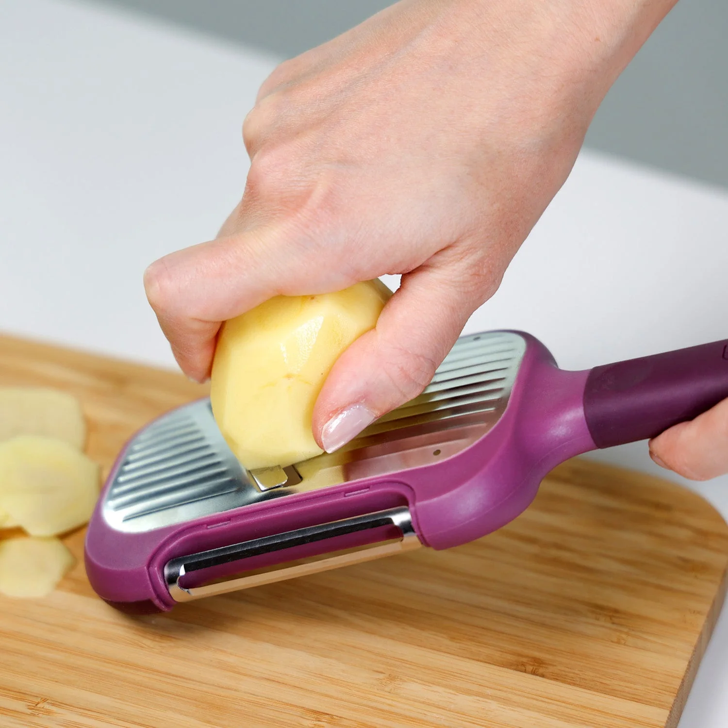 Affetta Verdure con Peeler Integrato - Peel & Slice - Image 3