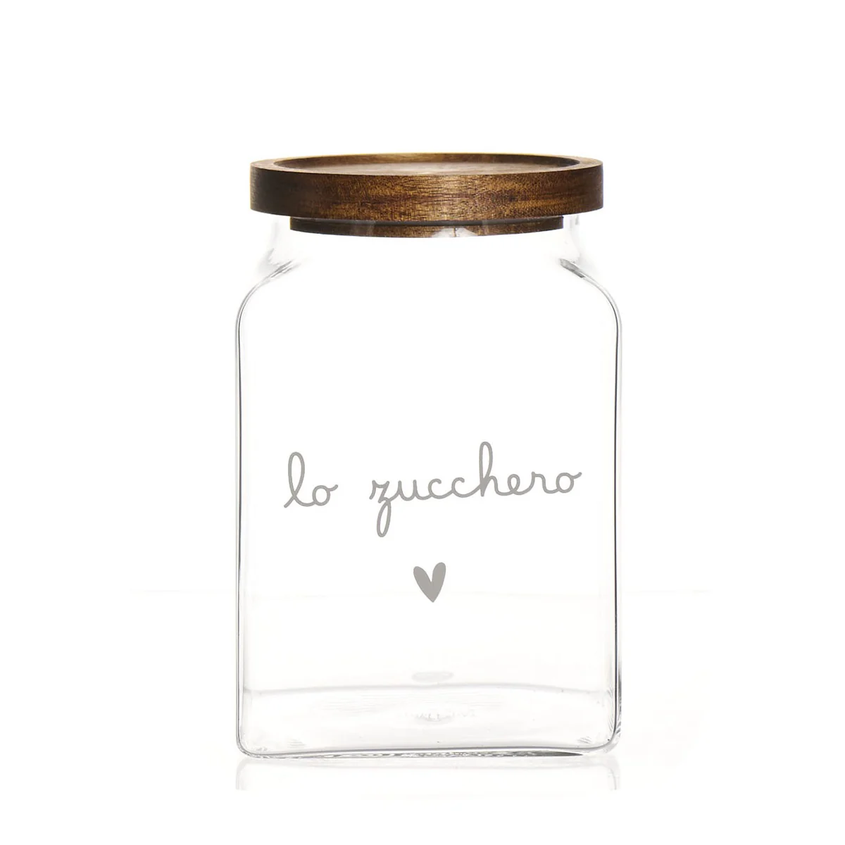 Barattolo in Vetro Borosilicato Serigrafato - Lo Zucchero Cuore - Image 2