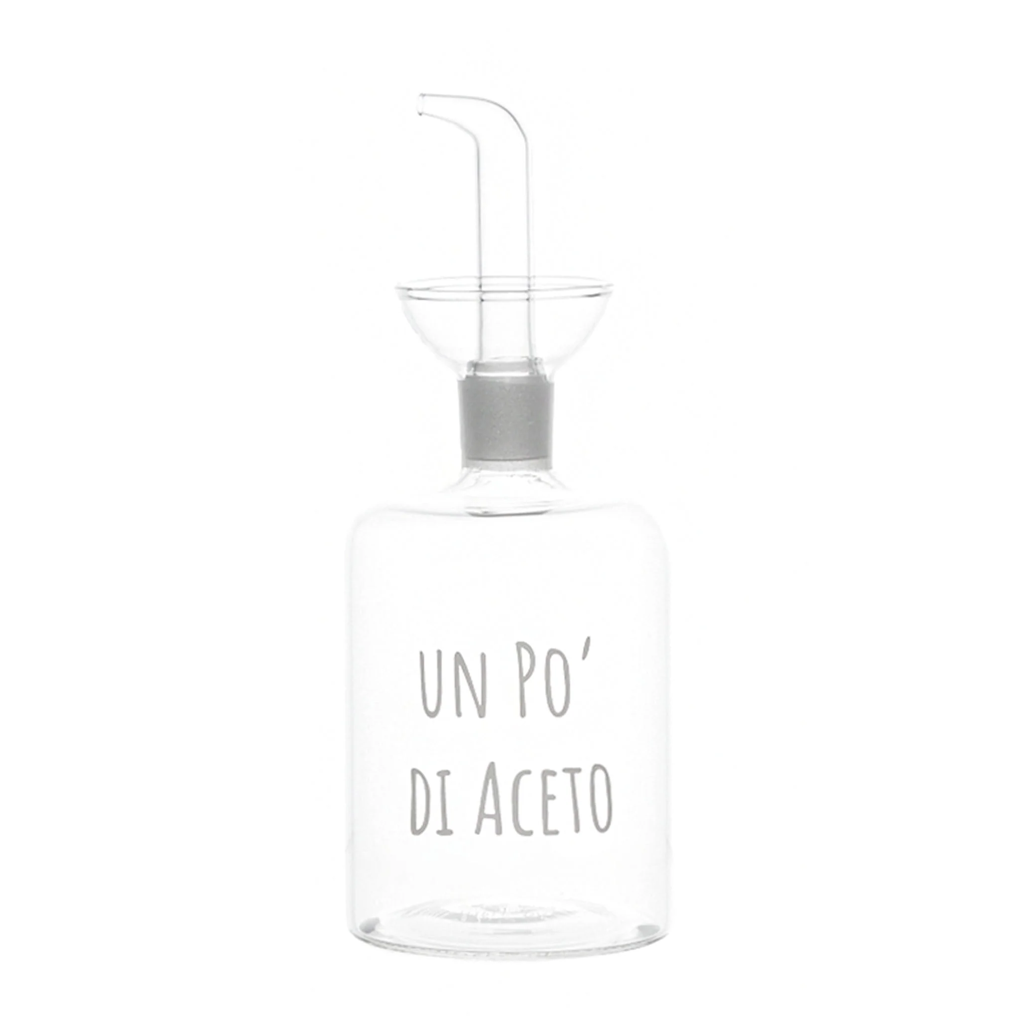 Bottiglia Aceto in Vetro Borosilicato Serigrafata - Un po' Di Aceto - Image 2