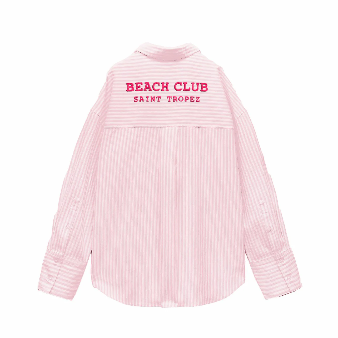 Camicia da Spiaggia in Puro Cotone Rigato - Beach Club - Image 5