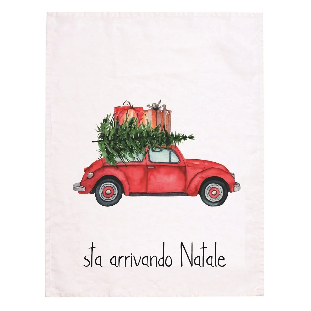 Canovaccio in Lino Stonewashed - Sta Arrivando Natale - Image 2