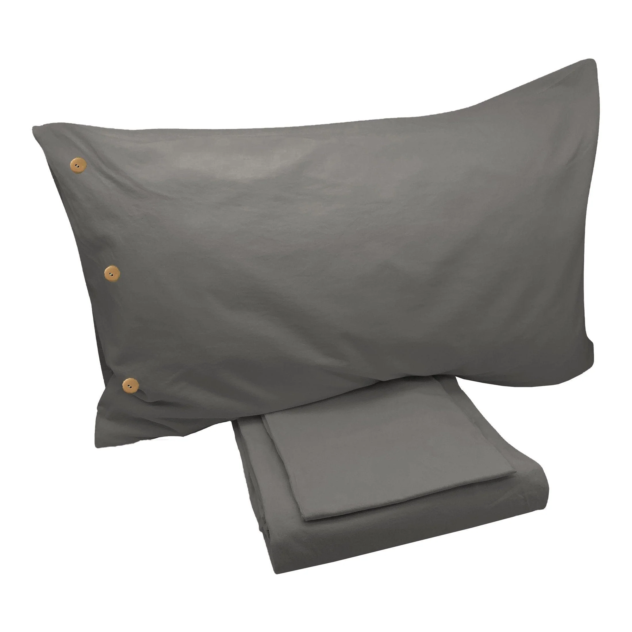Completo Lenzuola di Cotone StoneWashed No Stiro - Daniel - Image 7