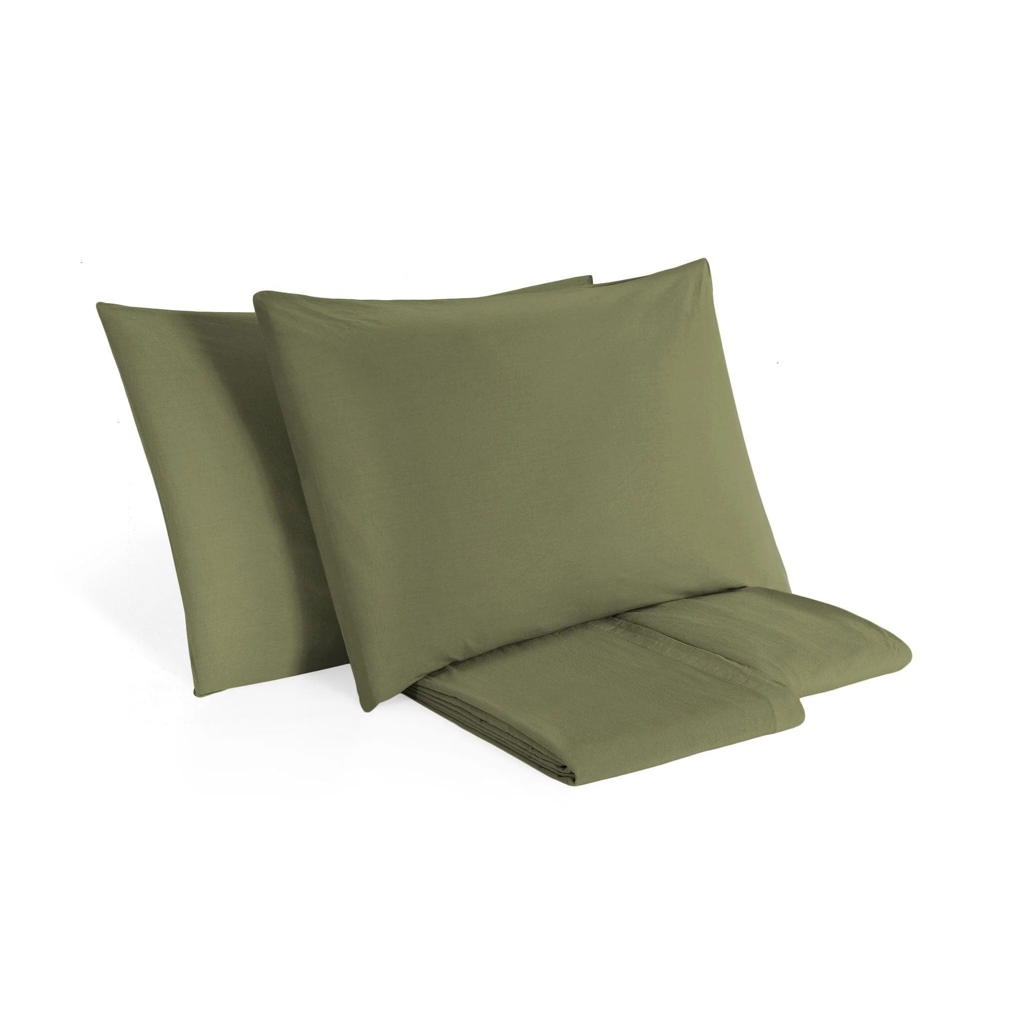 Completo Lenzuola in Puro Cotone StoneWashed No Stiro - Senna - Image 6