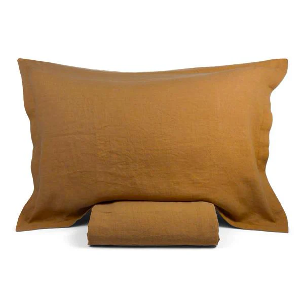 Completo Lenzuola in Puro Lino StoneWashed No Stiro - Luxury - Image 12