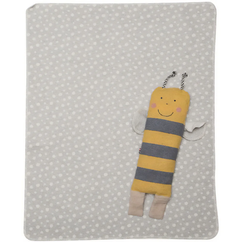Coperta Estiva in Cotone con Peluche Porta Coperta - Ape