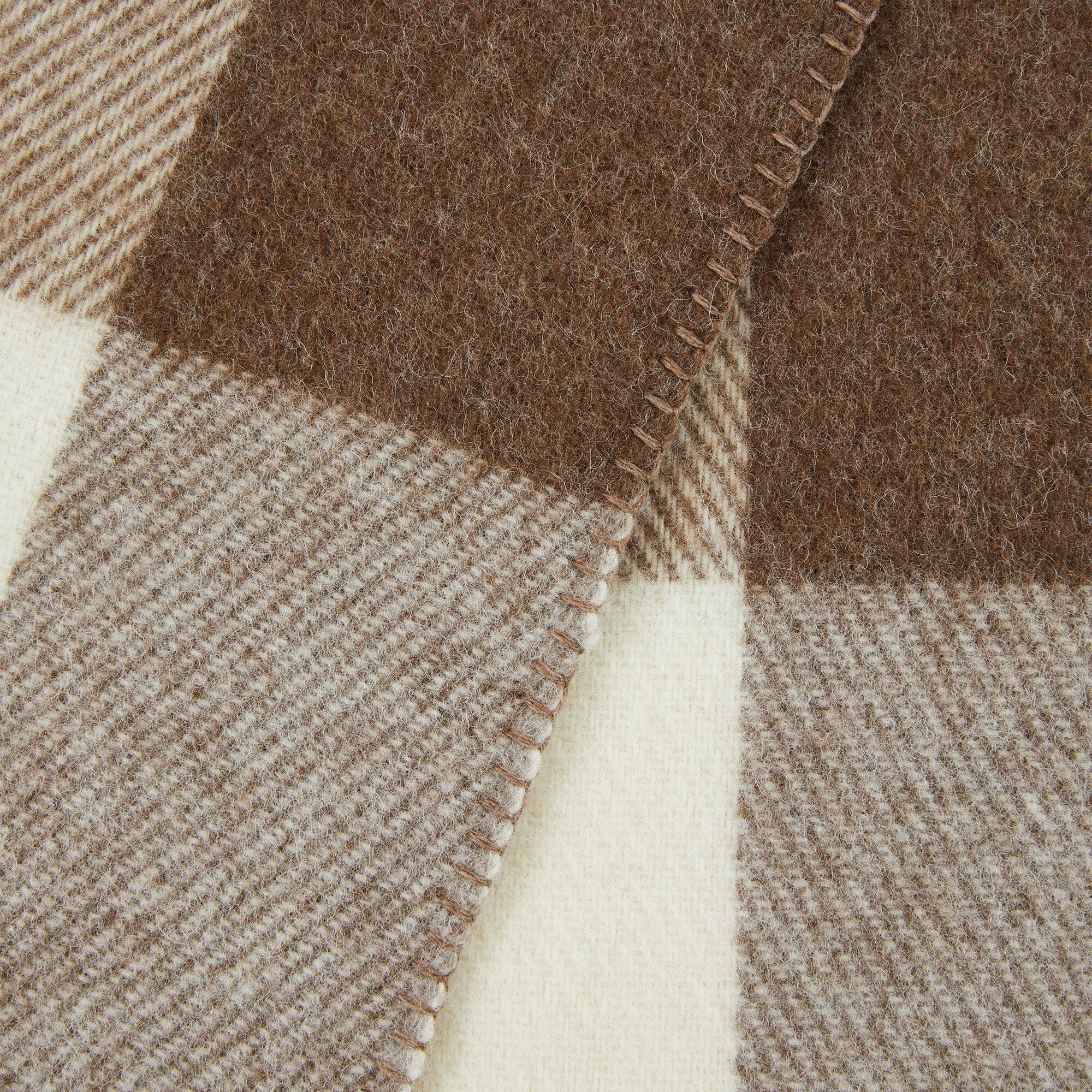 Coperta in Pura Lana Vergine Fantasia Check - Costanza - Image 2