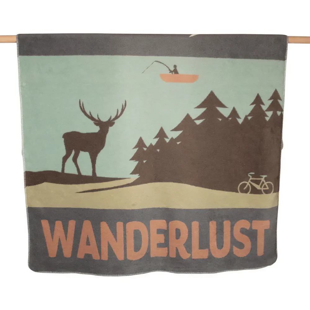 Coperta in Velluto di Cotone Fantasia - Wanderlust - Image 2