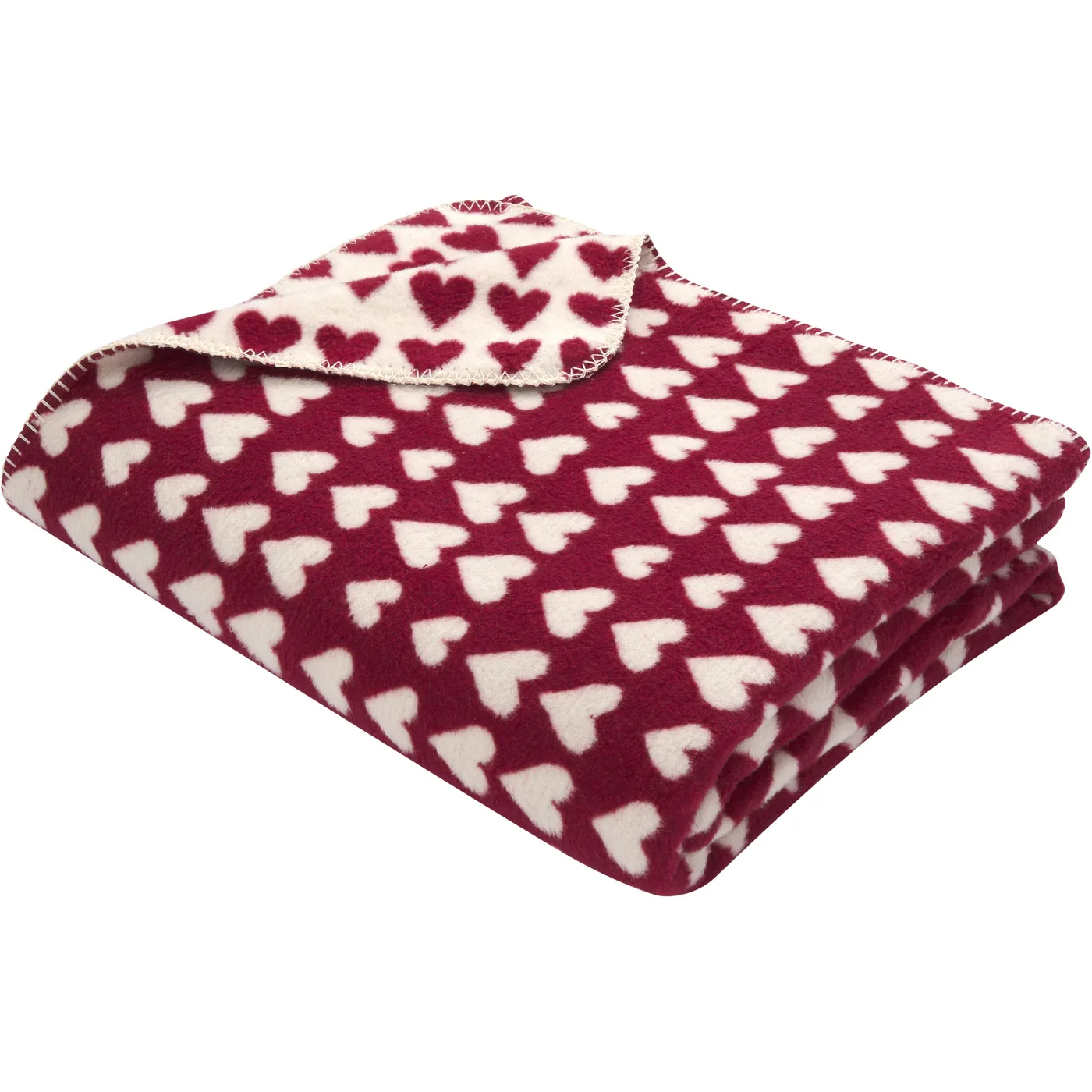 Coperta Invernale in Cotone - Hearts - Image 4