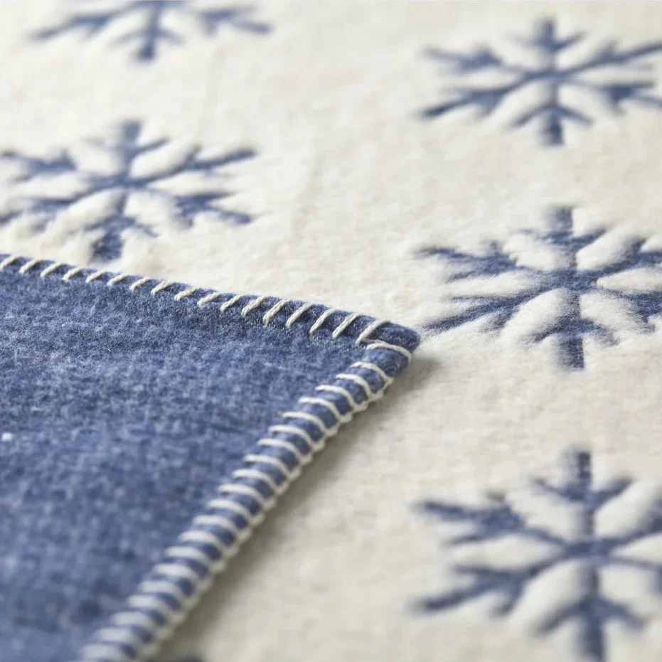 Coperta Invernale in Cotone - Snowflake - Image 2