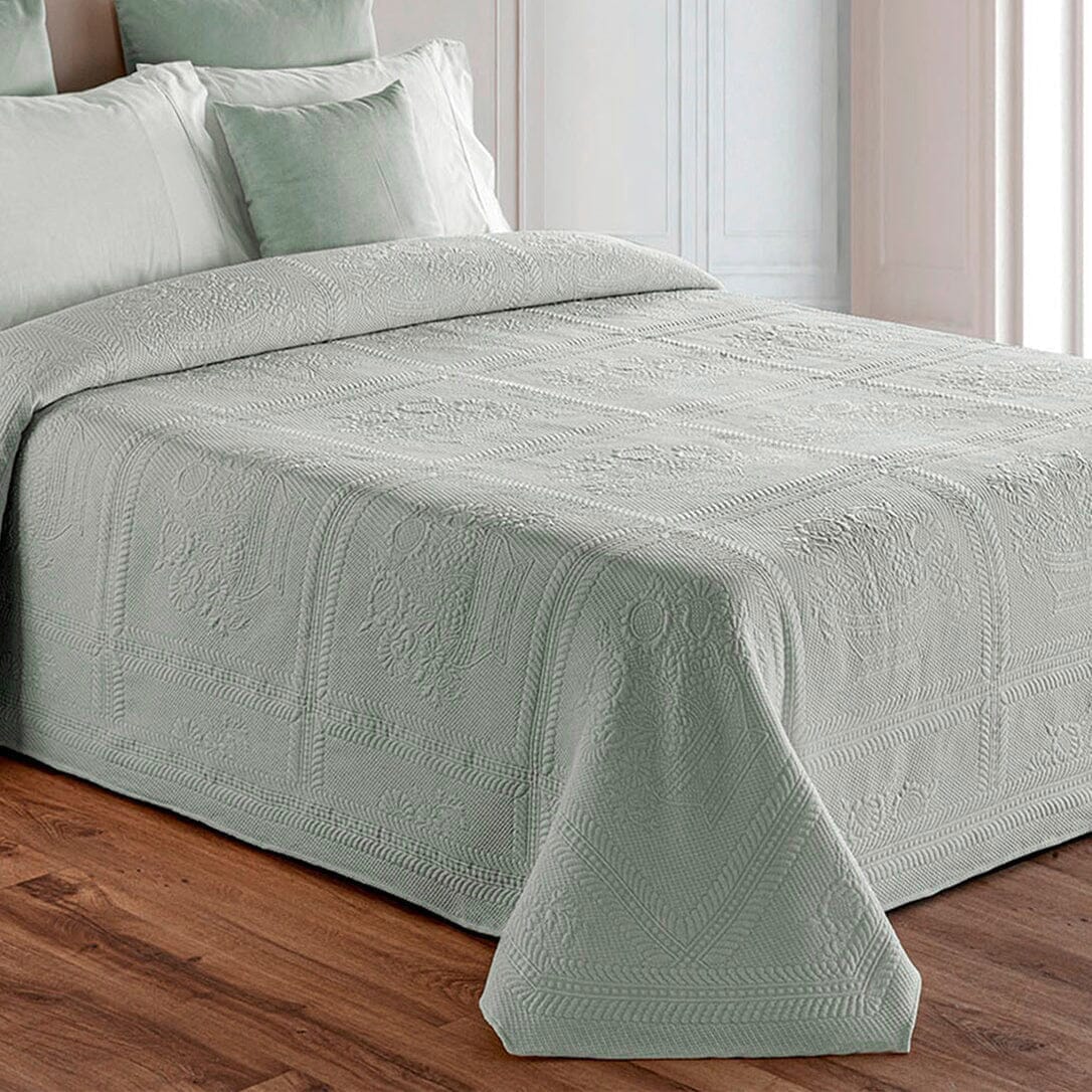 Copriletto in Piquet di Cotone con Fantasia Lavorazione Jacquard - Botticelli