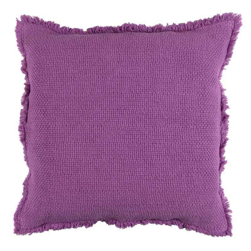 Cuscino in Cotone Stonewashed Jacquard Tinta Unita - Canestri - Image 10
