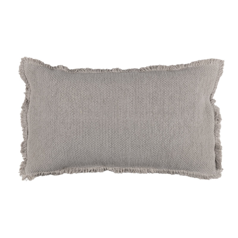 Cuscino in Cotone Stonewashed Jacquard Tinta Unita - Canestri - Image 6