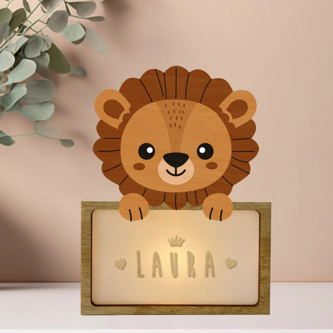Lampada da Tavolo Personalizzabile - Leone