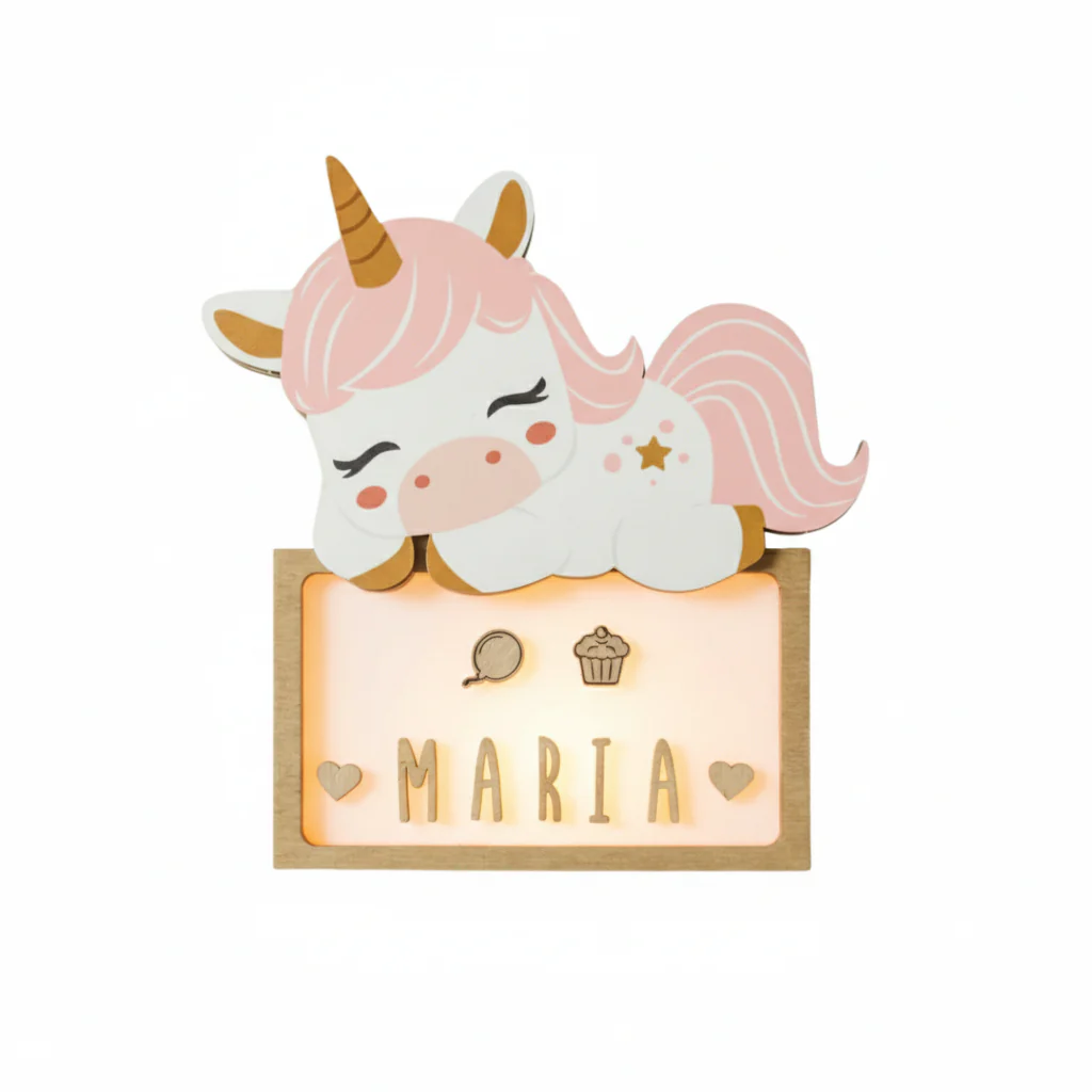 Lampada da Tavolo Personalizzabile - Unicorno - Image 2