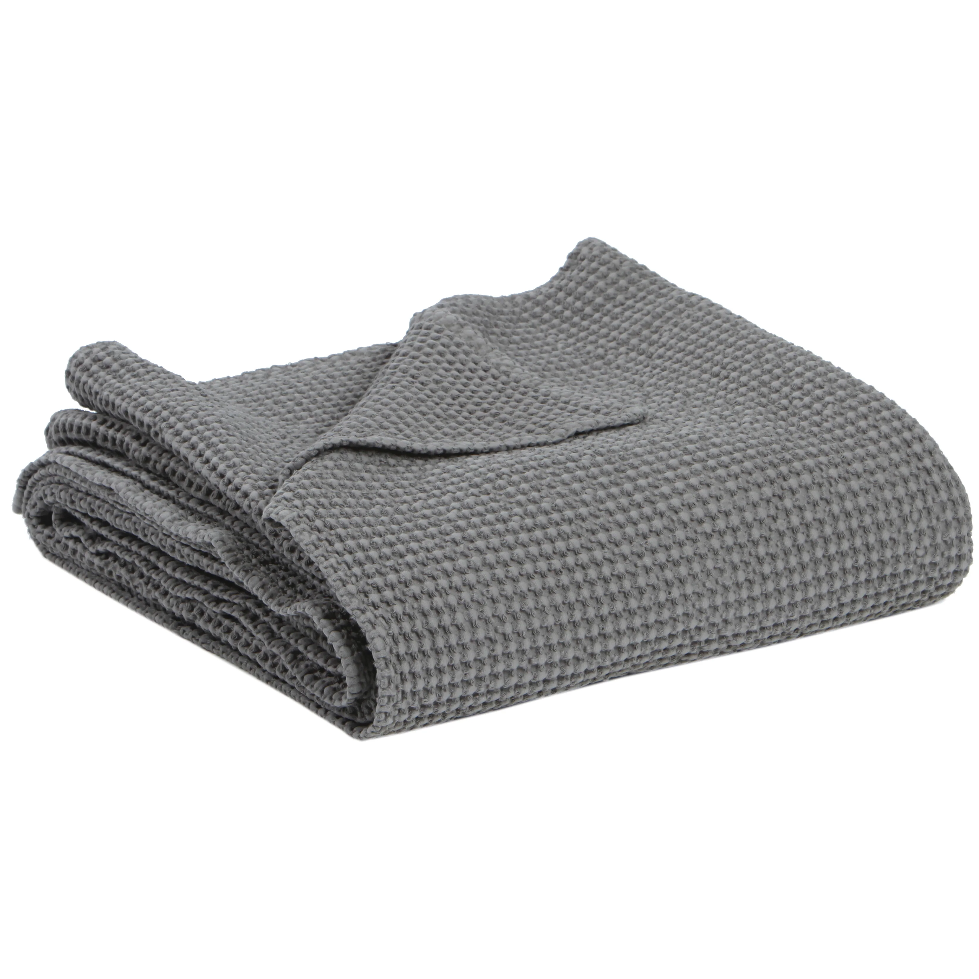 Plaid a Nido D'Ape StoneWashed in Cotone Riciclato - Maia Recycle - Image 12