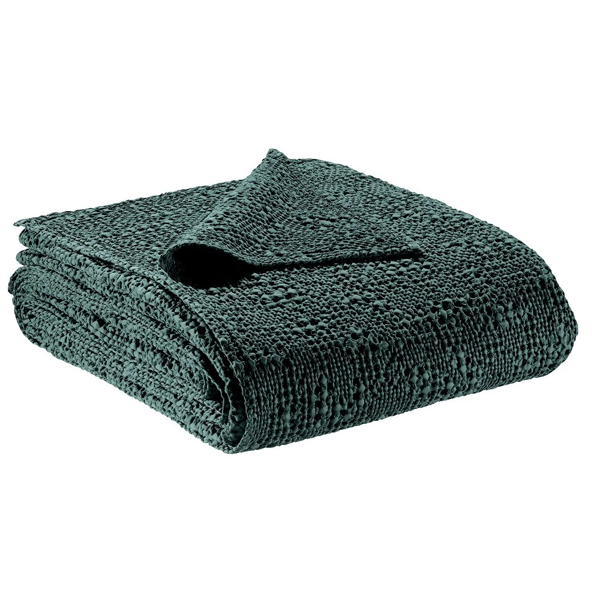 Plaid in Puro Cotone a Nido D'Ape StoneWashed - Tana - Image 10