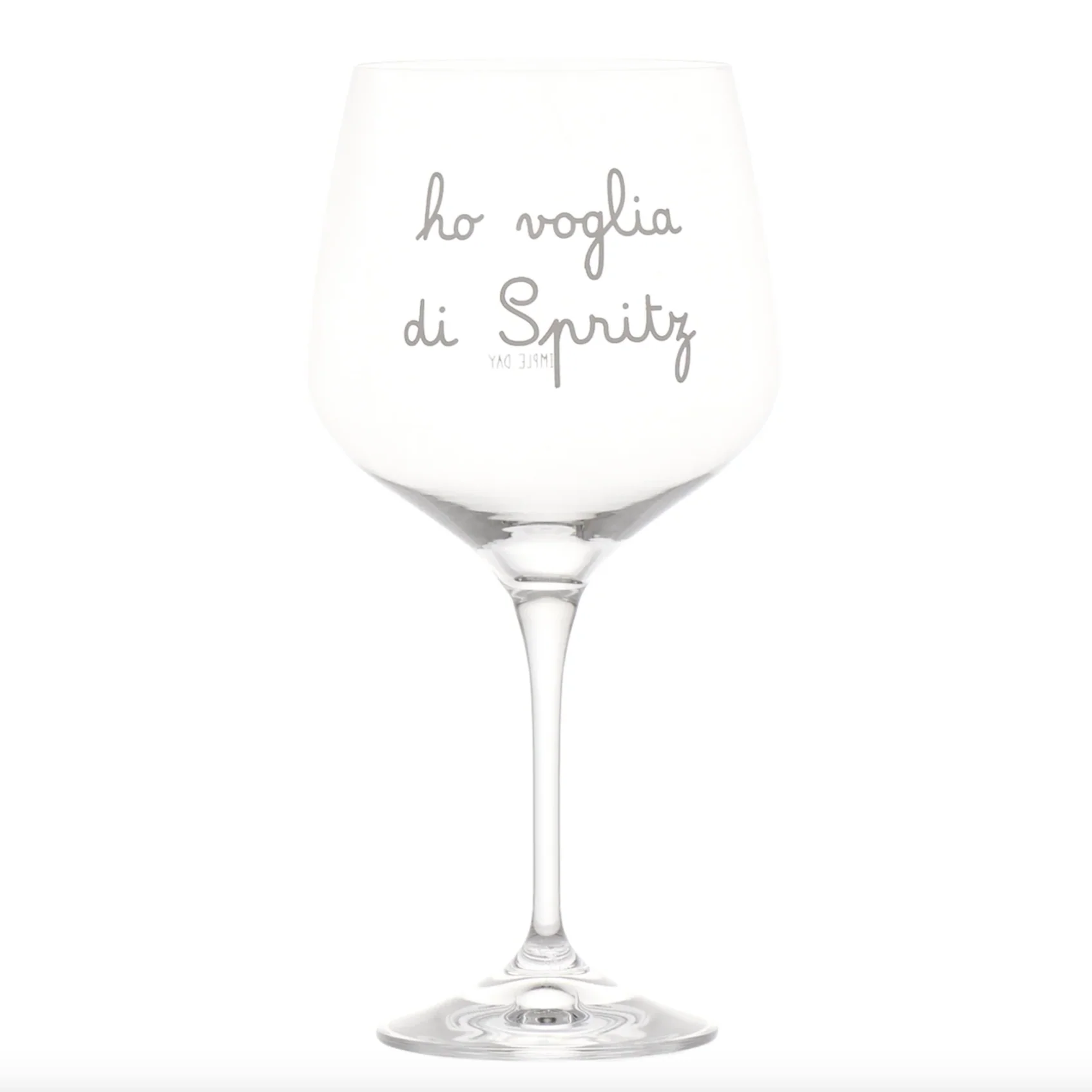 Set 2 Calici da Cocktail in Vetro Serigrafati - Ho voglia di Spritz - Image 3