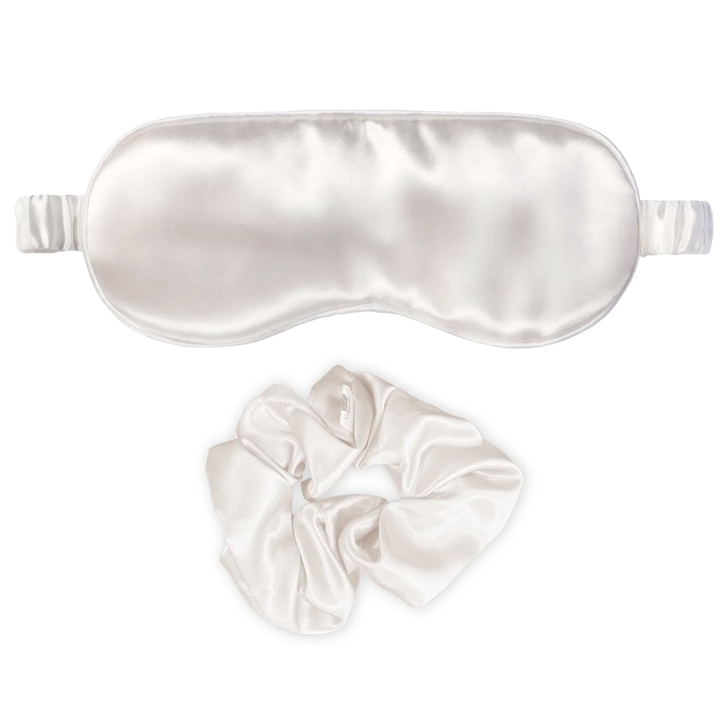 Set Mascherina da Notte e Scrunchie in Seta - Polo - Image 4