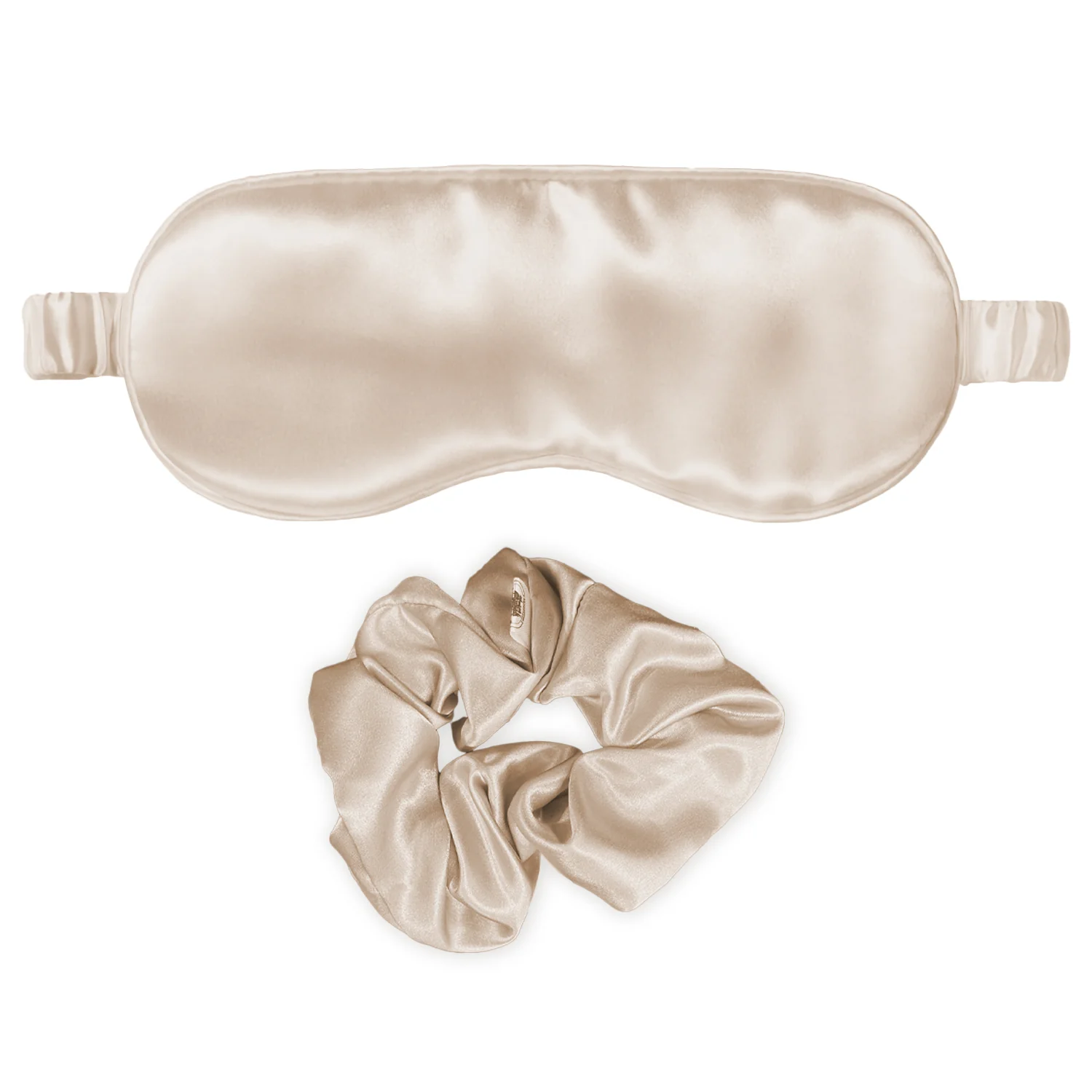 Set Mascherina da Notte e Scrunchie in Seta - Polo - Image 5