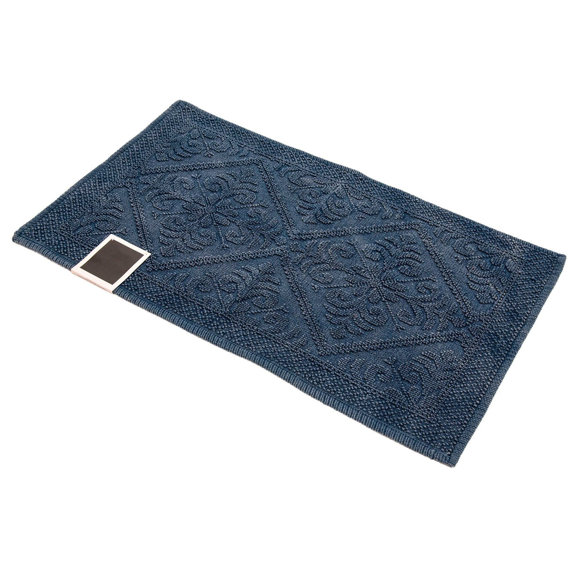 Tappeto in Puro Cotone Stonewashed Jacquard - Alghero - Image 2