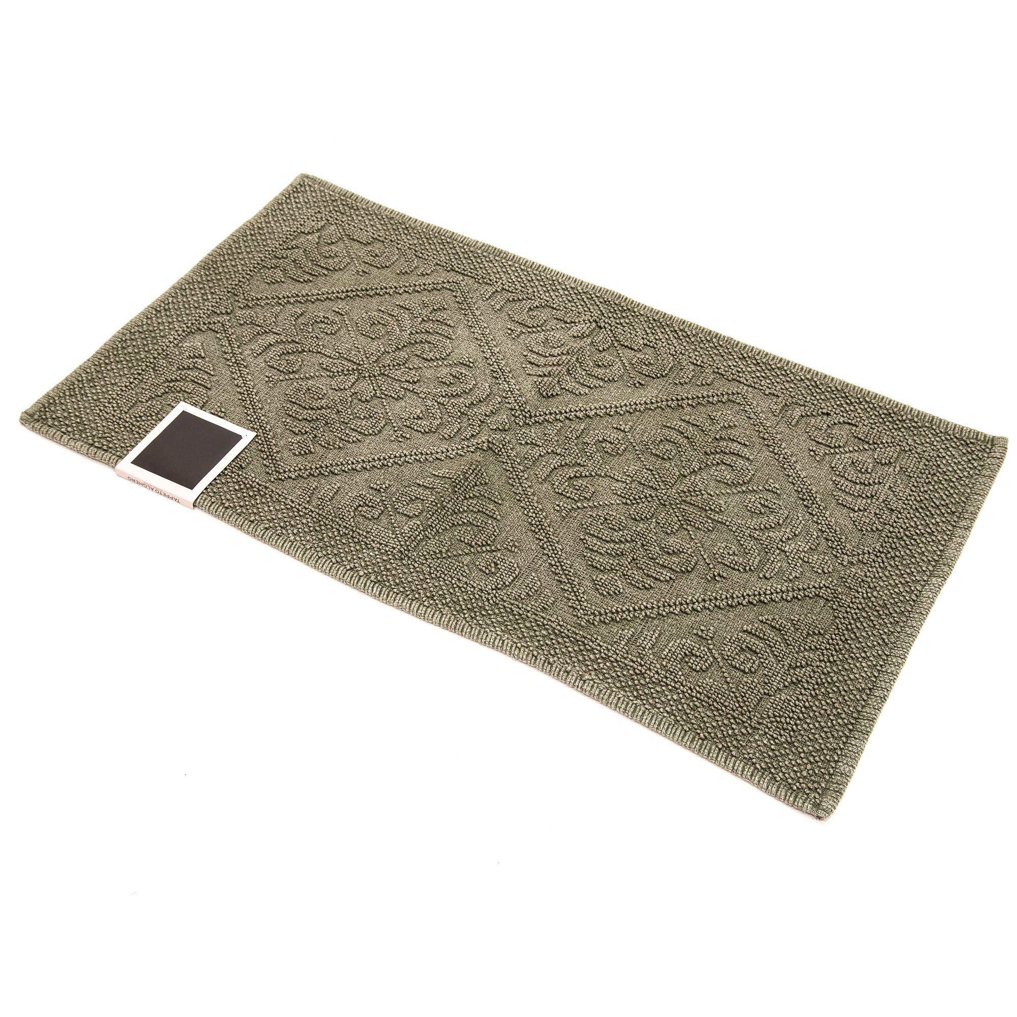 Tappeto in Puro Cotone Stonewashed Jacquard - Alghero - Image 7