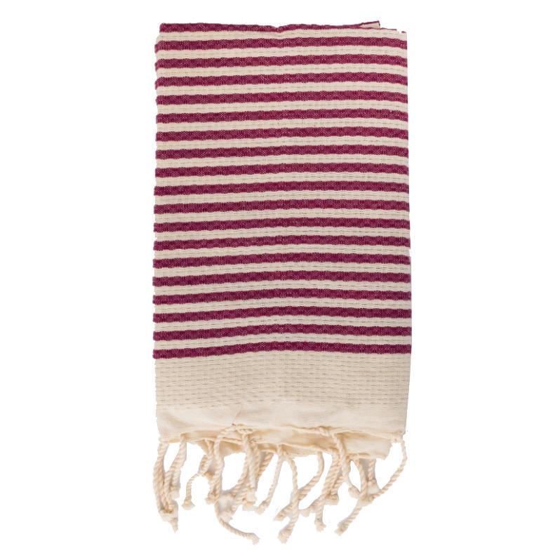 Telo Mare in Fouta di Puro Cotone a Righe Larghe - Alma - Image 27