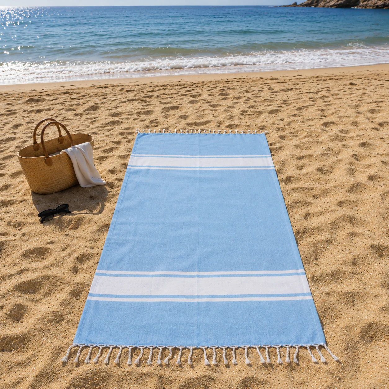 Telo Mare in Fouta di Puro Cotone - Amalfi - Image 11