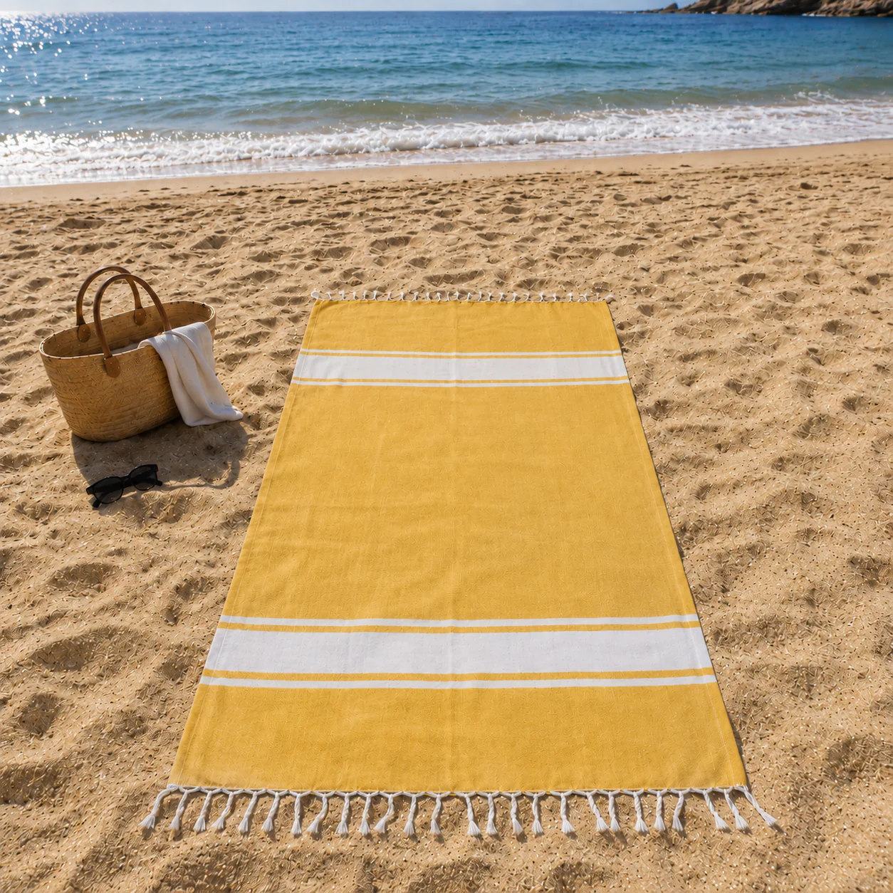Telo Mare in Fouta di Puro Cotone - Amalfi - Image 5