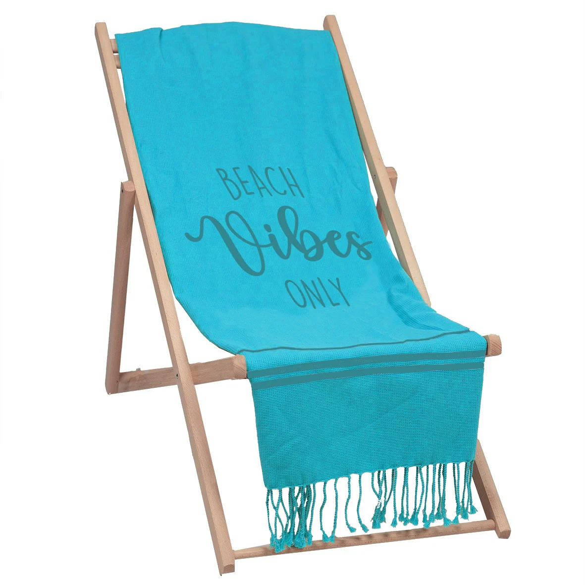 Telo Mare in Puro Cotone Nido D'ape - Beach Vibes - Image 3