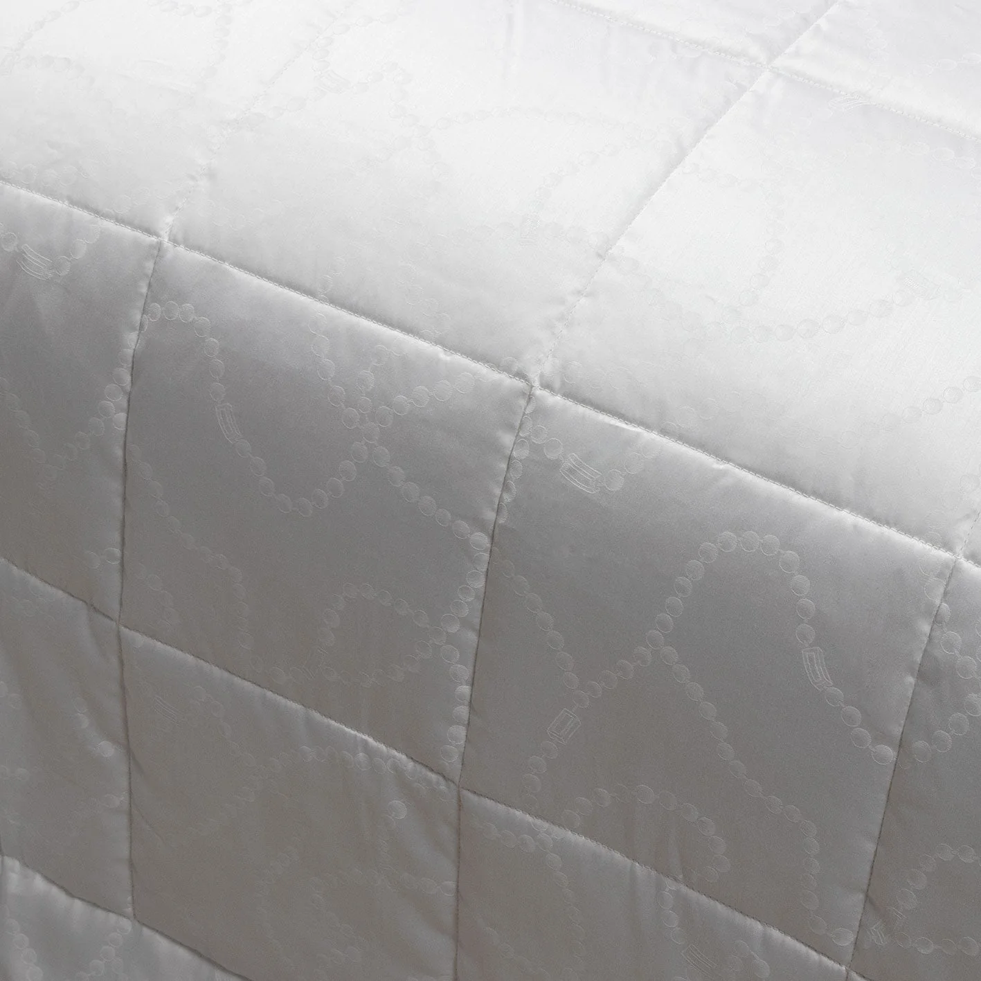 Trapuntino Leggero in Raso di Puro Cotone 300TC Lavorazione Jacquard - Le Perle - Image 3