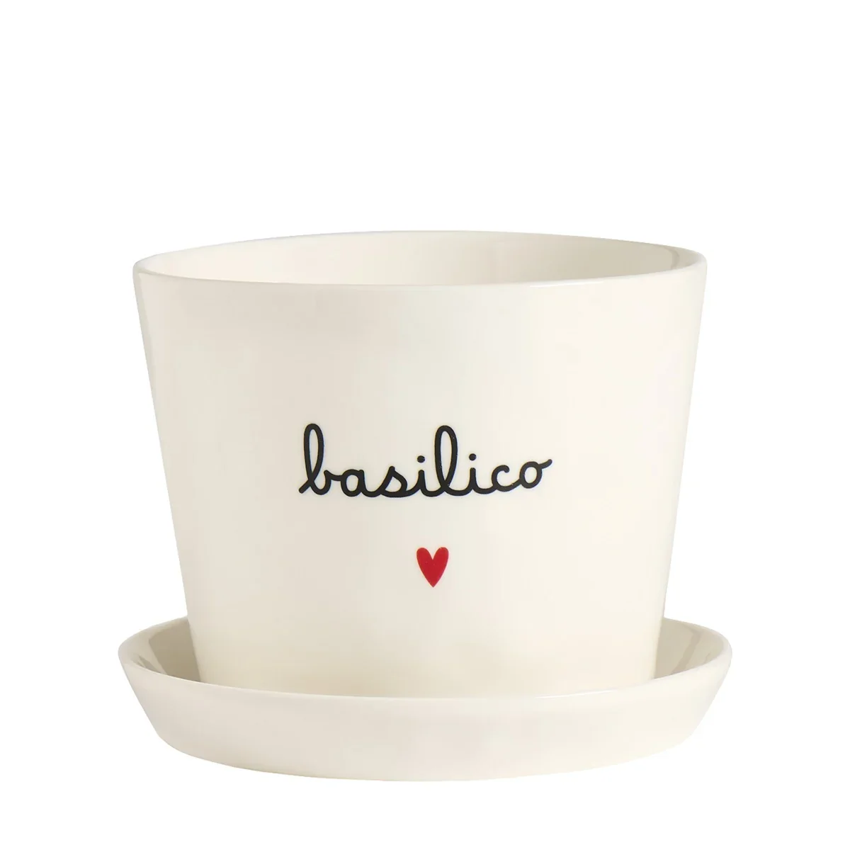 Vaso Portafiori in Grès Serigrafato - Basilico - Image 2